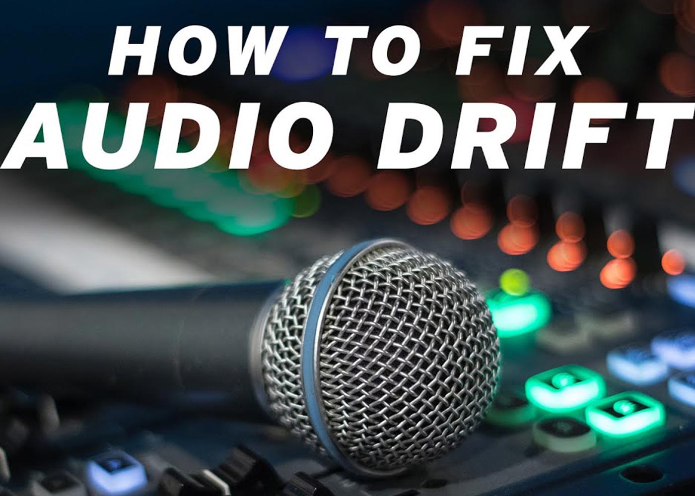 Solving Audio Drifting Problem for Film Productions  