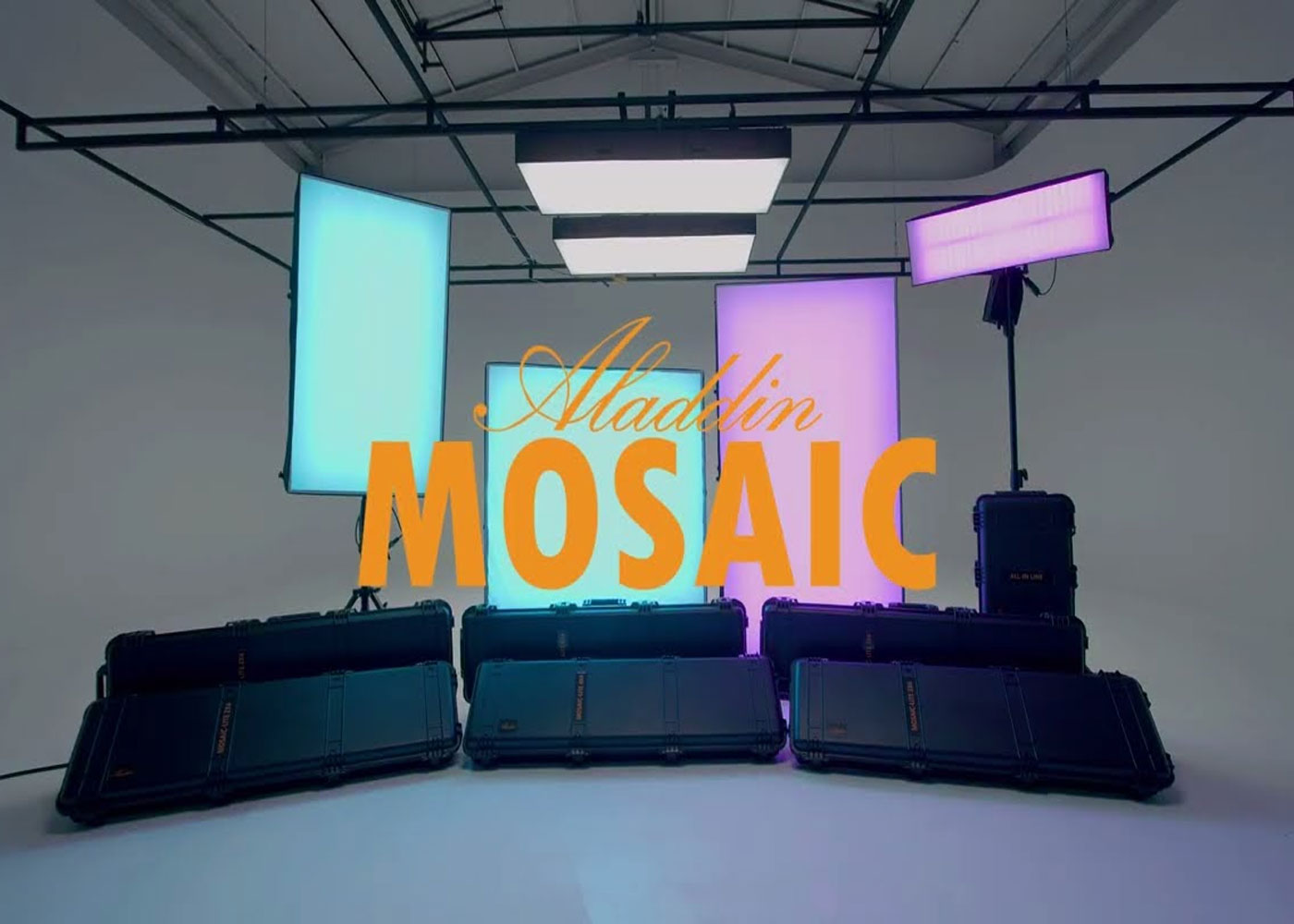The use of Aladdin MOSAIC Lighting for your Film Productions