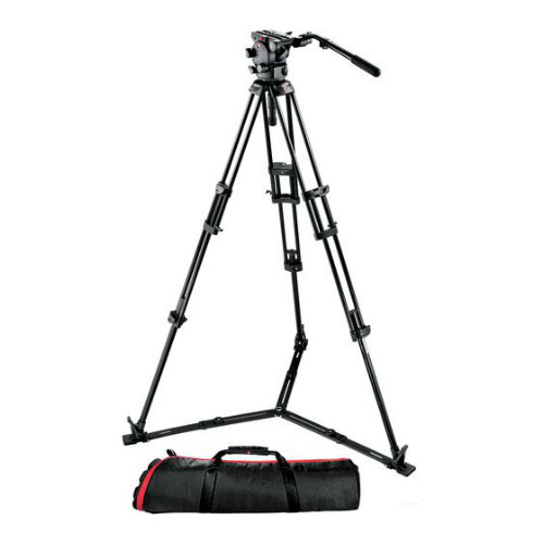 Manfrotto 526-1 Fluid Video Head with 545GB Tripod & Carrying Bag rental in dubai
