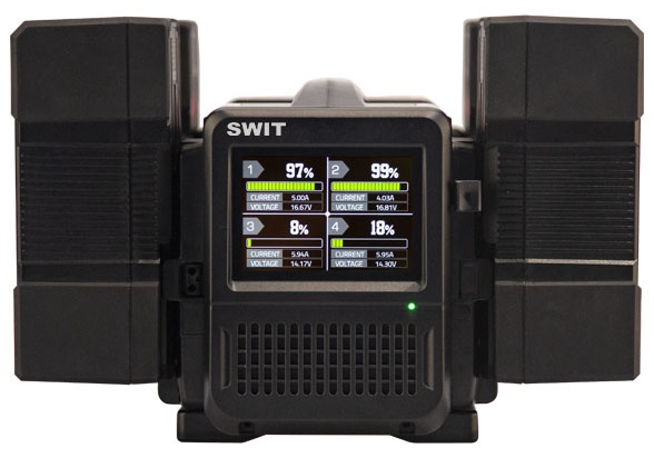 SWIT 4x6A Super Fast V-Mount Charger Rental | Dubai, UAE rental in dubai