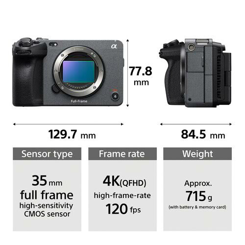 Sony FX3 Full-Frame Cinema Camera rental in dubai